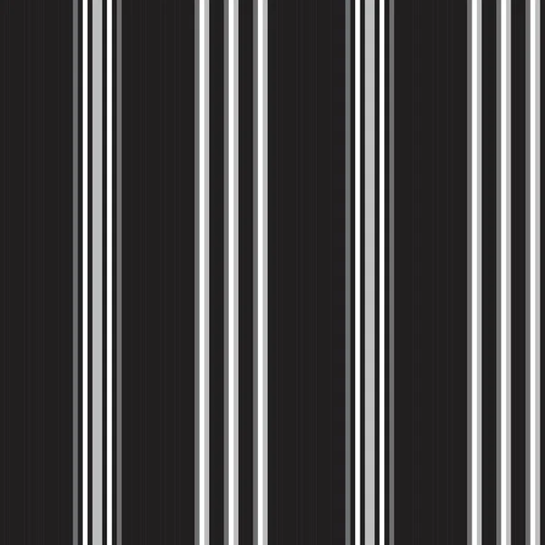 Black White Vertical Striped Seamless Pattern Background Suitable Fashion Textiles — Stock Vector