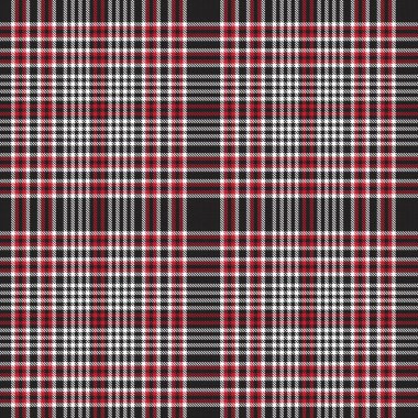Kırmızı Glen Ekose desenli, moda tekstil ve grafikleri için uygun.