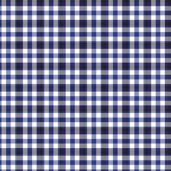 Blue Glen Plaid Texturiertes Nahtloses Muster Für Modetextilien Und Grafiken — Stockvektor