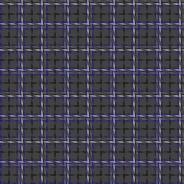 Blue Glen Plaid Textuur Naadloos Patroon Geschikt Voor Mode Textiel — Stockvector