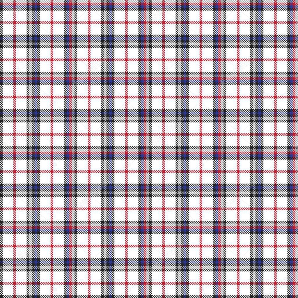 Red Navy Glen Plaid textured seamless pattern suitable for fashion textiles and graphics