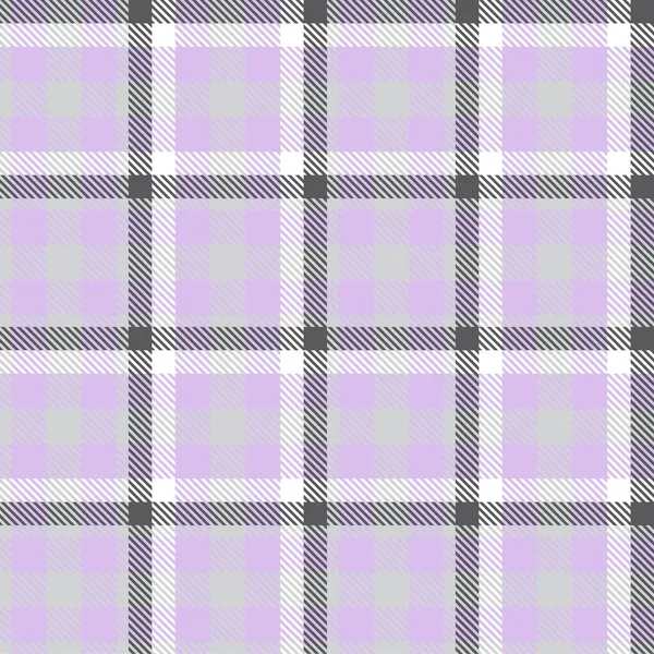Purple Glen Plaid Texturovaný Bezešvý Vzor Vhodný Pro Módní Textil — Stockový vektor