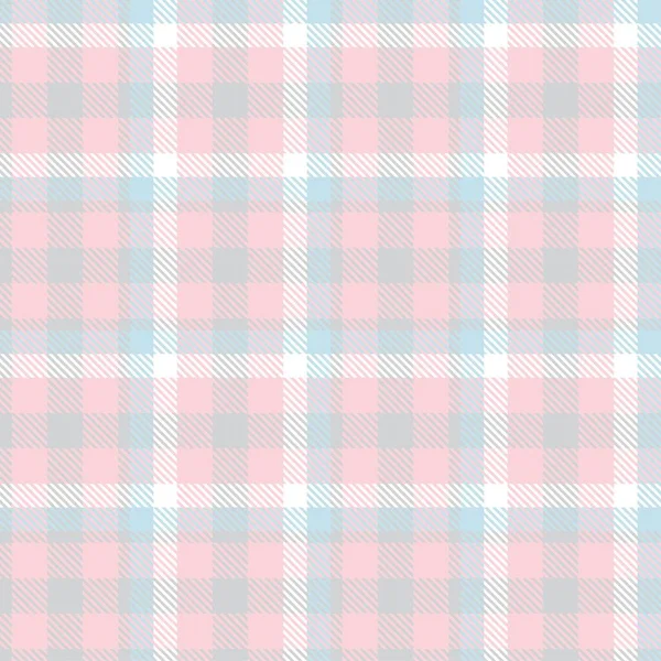 Pink Glen Plaid Texturovaný Bezešvý Vzor Vhodný Pro Módní Textil — Stockový vektor