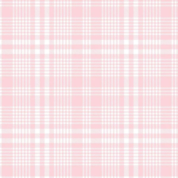 Pink Glen Plaid Textuur Naadloos Patroon Geschikt Voor Mode Textiel — Stockvector