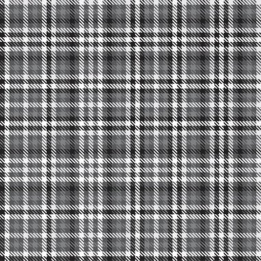 Siyah ve Beyaz Glen Ekose desenli, moda tekstil ve grafikleri için uygun.