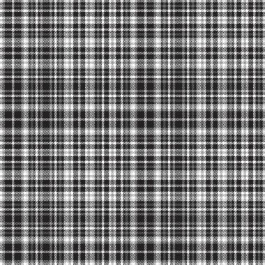 Siyah ve Beyaz Glen Ekose desenli, moda tekstil ve grafikleri için uygun.