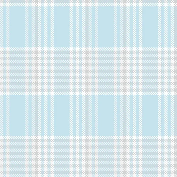 Sky Blue Glen Plaid Текстурований Безшовний Візерунок Придатний Модного Текстилю — стоковий вектор