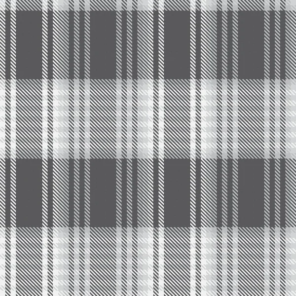 Patrón Sin Costura Texturizado Gris Glen Plaid Adecuado Para Textiles — Archivo Imágenes Vectoriales