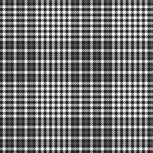 Siyah ve Beyaz Glen Ekose desenli, moda tekstil ve grafikleri için uygun.