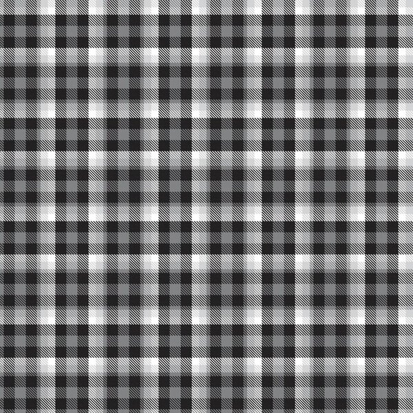 Black and White Glen Plaid textured pattern suitable for fashion textiles and graphics