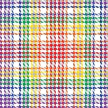 Gökkuşağı Glen Ekose desenli moda tekstil ve grafikleri için uygun kusursuz desen