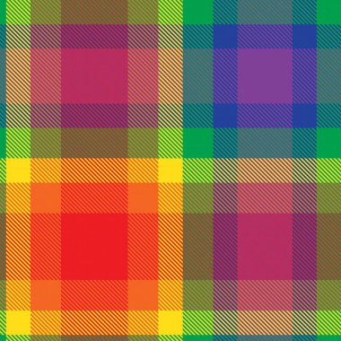 Gökkuşağı Glen Ekose desenli moda tekstil ve grafikleri için uygun kusursuz desen