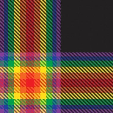 Gökkuşağı Glen Ekose desenli moda tekstil ve grafikleri için uygun kusursuz desen