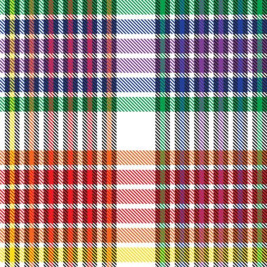 Gökkuşağı Glen Ekose desenli moda tekstil ve grafikleri için uygun kusursuz desen
