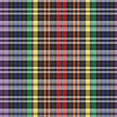 Gökkuşağı Glen Ekose desenli moda tekstil ve grafikleri için uygun kusursuz desen
