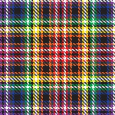 Gökkuşağı Glen Ekose desenli moda tekstil ve grafikleri için uygun kusursuz desen