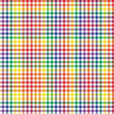 Gökkuşağı Glen Ekose desenli moda tekstil ve grafikleri için uygun kusursuz desen