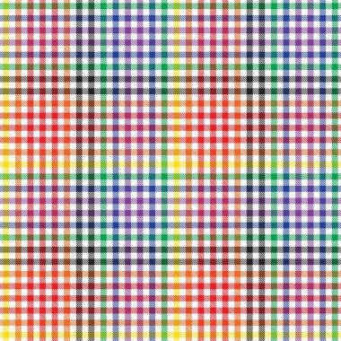 Gökkuşağı Glen Ekose desenli moda tekstil ve grafikleri için uygun kusursuz desen