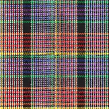 Gökkuşağı Glen Ekose desenli moda tekstil ve grafikleri için uygun kusursuz desen
