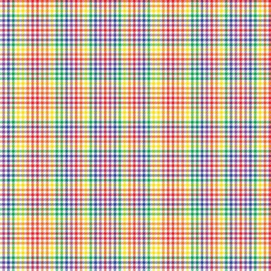 Gökkuşağı Glen Ekose desenli moda tekstil ve grafikleri için uygun kusursuz desen
