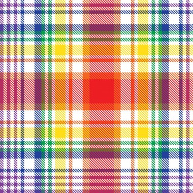 Gökkuşağı Glen Ekose desenli moda tekstil ve grafikleri için uygun kusursuz desen