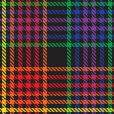 Gökkuşağı Glen Ekose desenli moda tekstil ve grafikleri için uygun kusursuz desen