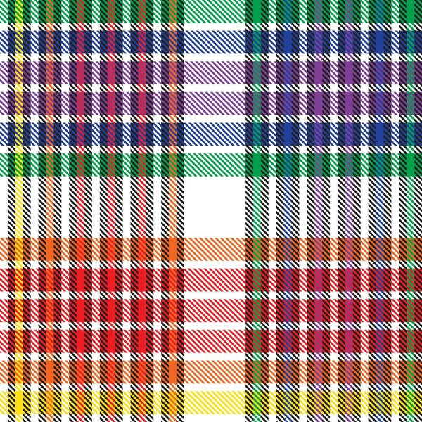 Gökkuşağı Glen Ekose desenli moda tekstil ve grafikleri için uygun kusursuz desen