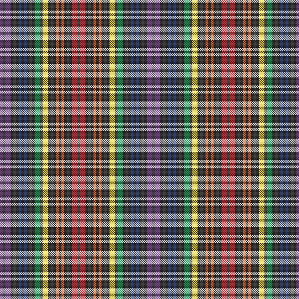 Patrón Sin Costura Texturizado Cuadros Rainbow Glen Adecuado Para Textiles — Archivo Imágenes Vectoriales