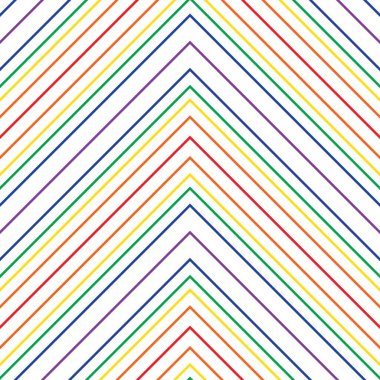 Gökkuşağı sembolü köşegen çizgili desensiz arka plan moda tekstil ve grafikleri için uygun