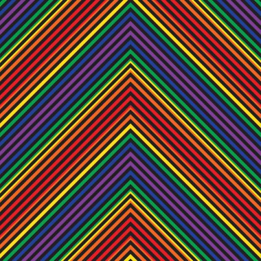 Gökkuşağı sembolü köşegen çizgili desensiz arka plan moda tekstil ve grafikleri için uygun