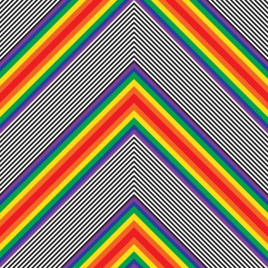 Gökkuşağı sembolü köşegen çizgili desensiz arka plan moda tekstil ve grafikleri için uygun