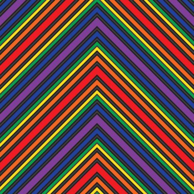 Gökkuşağı sembolü köşegen çizgili desensiz arka plan moda tekstil ve grafikleri için uygun