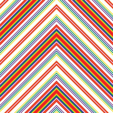 Gökkuşağı sembolü köşegen çizgili desensiz arka plan moda tekstil ve grafikleri için uygun