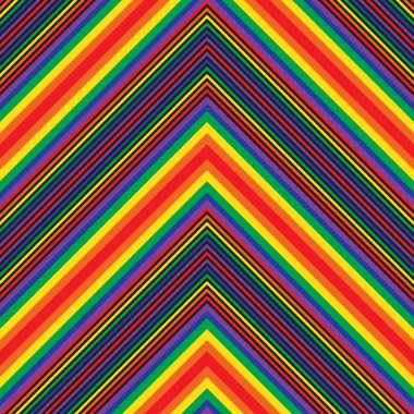 Gökkuşağı sembolü köşegen çizgili desensiz arka plan moda tekstil ve grafikleri için uygun