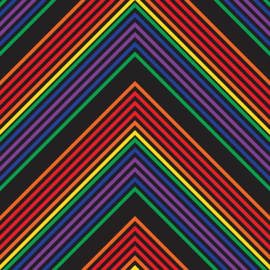 Gökkuşağı sembolü köşegen çizgili desensiz arka plan moda tekstil ve grafikleri için uygun
