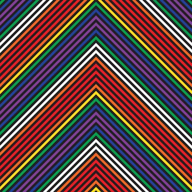 Gökkuşağı sembolü köşegen çizgili desensiz arka plan moda tekstil ve grafikleri için uygun