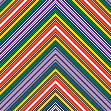 Gökkuşağı sembolü köşegen çizgili desensiz arka plan moda tekstil ve grafikleri için uygun