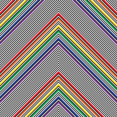Gökkuşağı sembolü köşegen çizgili desensiz arka plan moda tekstil ve grafikleri için uygun