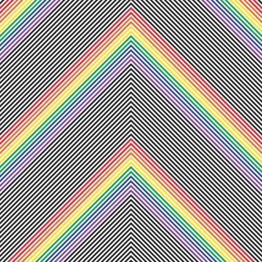 Gökkuşağı sembolü köşegen çizgili desensiz arka plan moda tekstil ve grafikleri için uygun