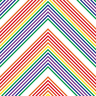Gökkuşağı sembolü köşegen çizgili desensiz arka plan moda tekstil ve grafikleri için uygun