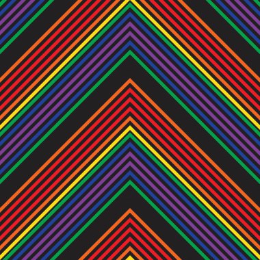 Gökkuşağı sembolü köşegen çizgili desensiz arka plan moda tekstil ve grafikleri için uygun