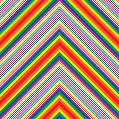 Gökkuşağı sembolü köşegen çizgili desensiz arka plan moda tekstil ve grafikleri için uygun