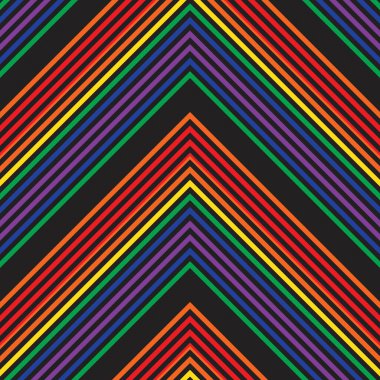 Gökkuşağı sembolü köşegen çizgili desensiz arka plan moda tekstil ve grafikleri için uygun