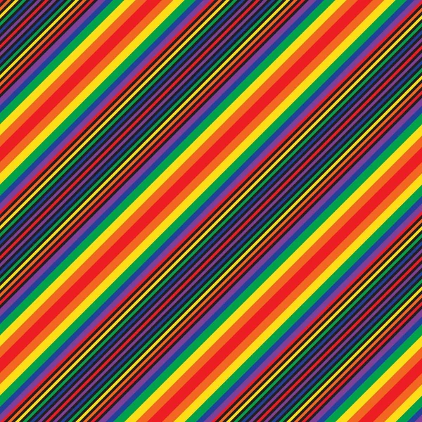 Rainbow Diagonaal Gestreepte Naadloze Patroon Achtergrond Geschikt Voor Mode Textiel — Stockvector