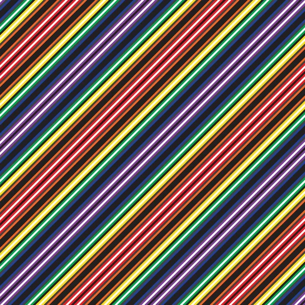 Rainbow Diagonale Rayé Fond Motif Sans Couture Adapté Pour Les — Image vectorielle