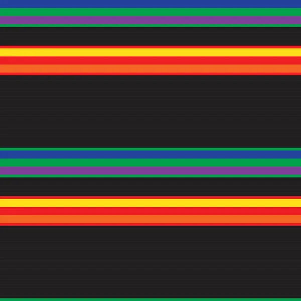 Rainbow Horizontal Rayas Sin Costuras Patrón Fondo Adecuado Para Textiles — Vector de stock