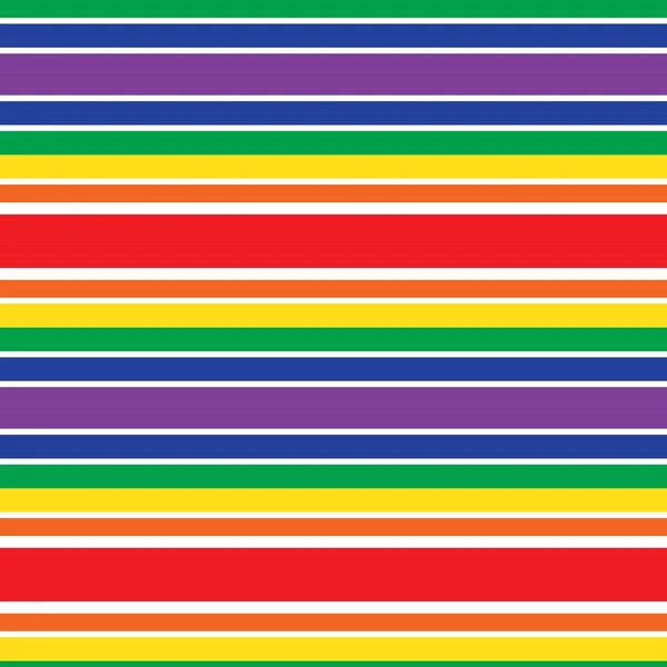 Rainbow Horizontal Rayas Sin Costuras Patrón Fondo Adecuado Para Textiles — Vector de stock