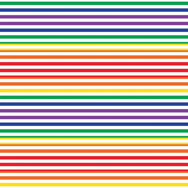 Rainbow Horizontal Rayas Sin Costuras Patrón Fondo Adecuado Para Textiles — Vector de stock