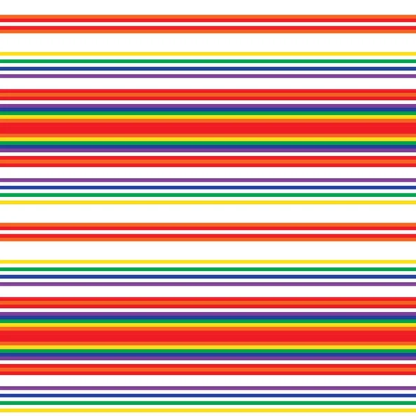 Rainbow Horizontal Rayé Fond Motif Sans Couture Adapté Pour Les — Image vectorielle