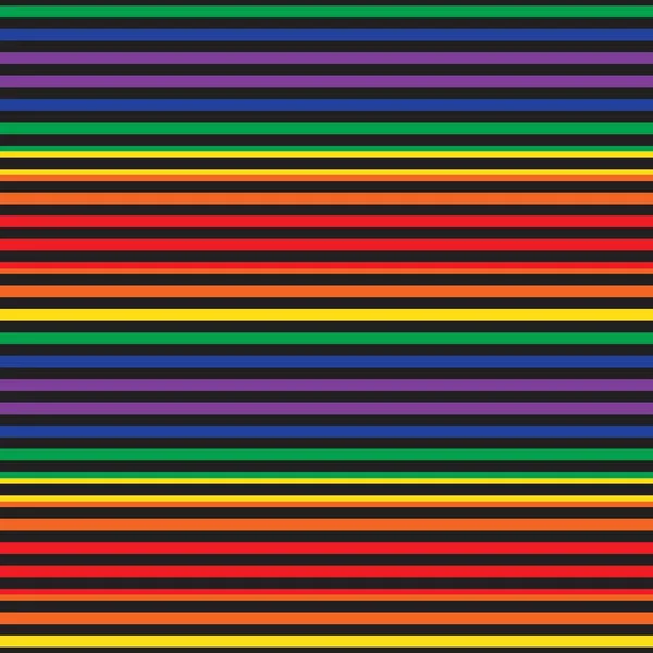 Rainbow Horizontal Rayas Sin Costuras Patrón Fondo Adecuado Para Textiles — Archivo Imágenes Vectoriales